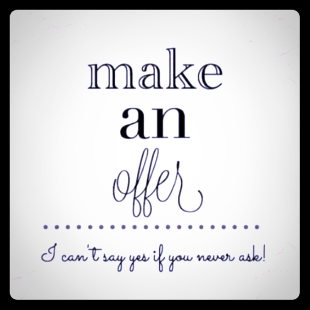 Reasonable offers welcome! ☺️